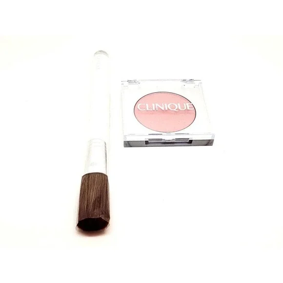 Clinique Blushing Blush Powder Precious Posy With Brush NEW